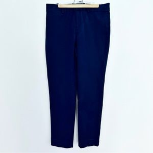 Crown and Ivy Women’s Cary Fly Front Stretch Blue Dress Pants. Size 8